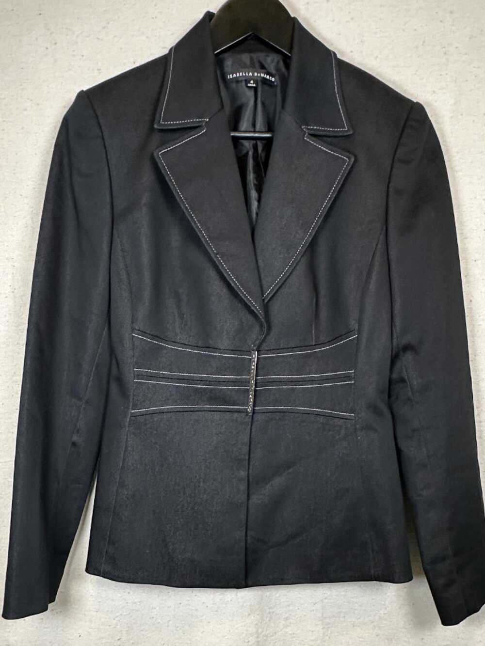 Isabella DeMarco Classic Black Women's Tailored Blazer